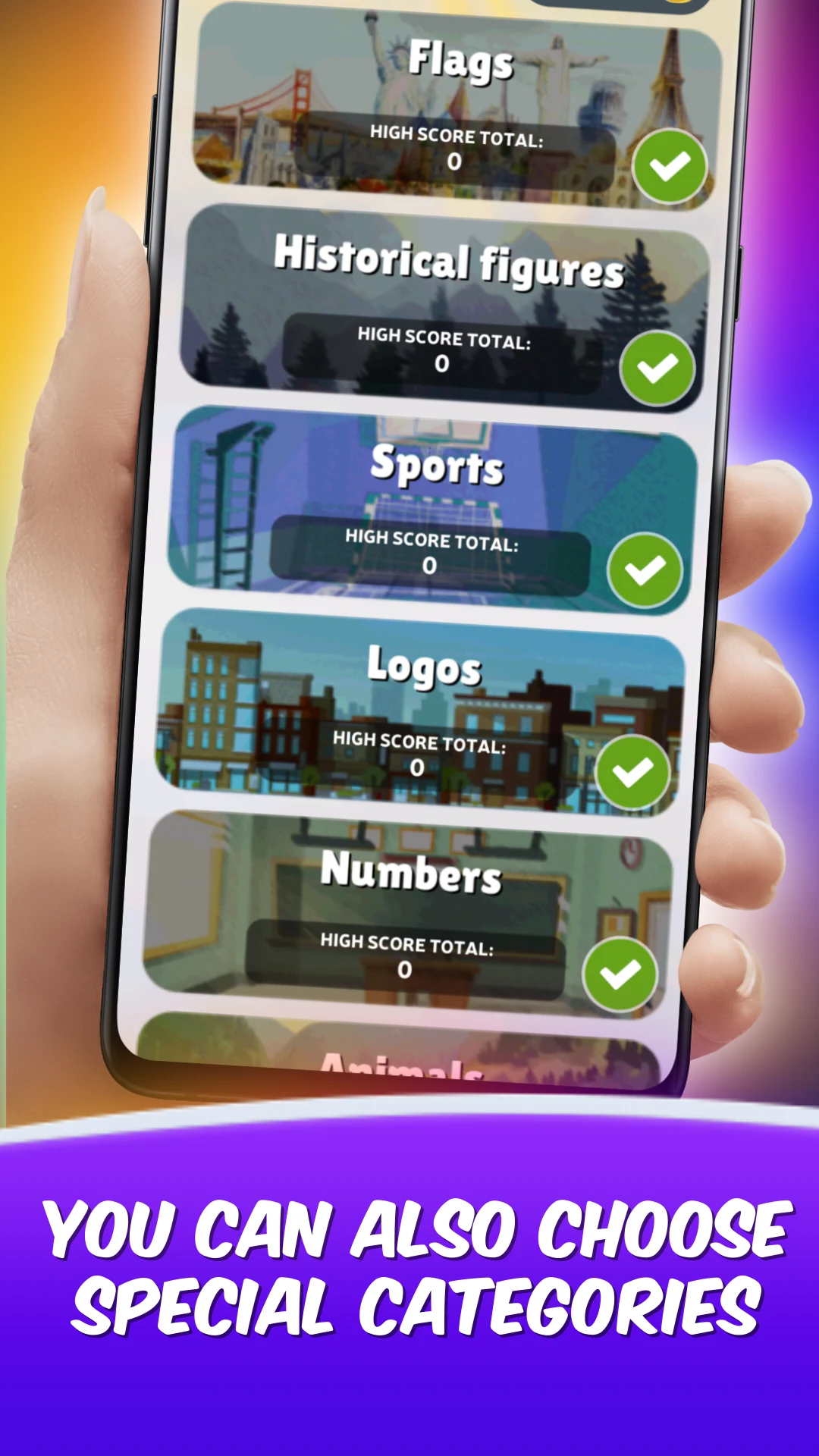 Bubble Quiz Icons screenshot